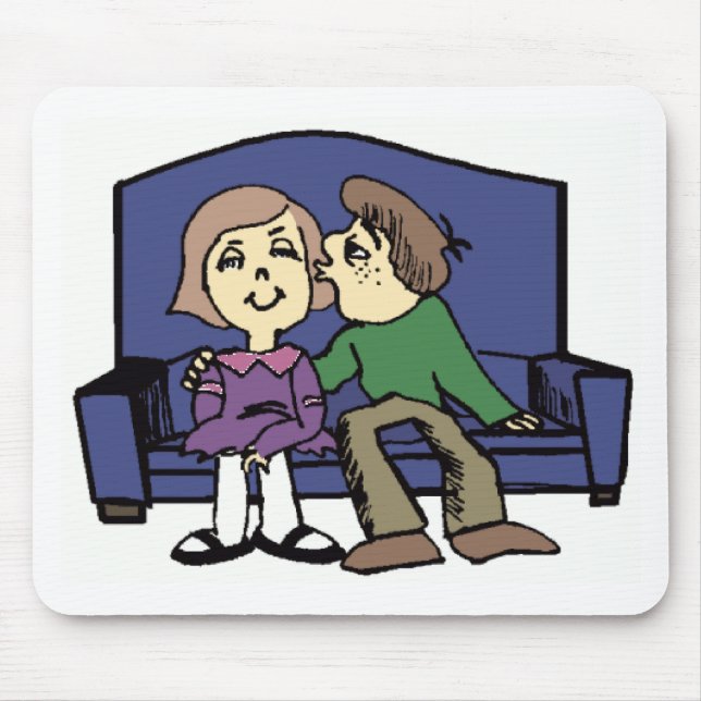 I Like You Valentine Mouse Pad (Front)