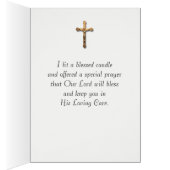 I LIT A CANDLE FOR YOU TODAY SACRED HEART JESUS (Inside (Right))