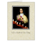 I LIT A CANDLE FOR YOU TODAY ST. THERESE (Front)