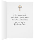 I LIT A CANDLE FOR YOU TODAY ST. THERESE (Inside (Right))