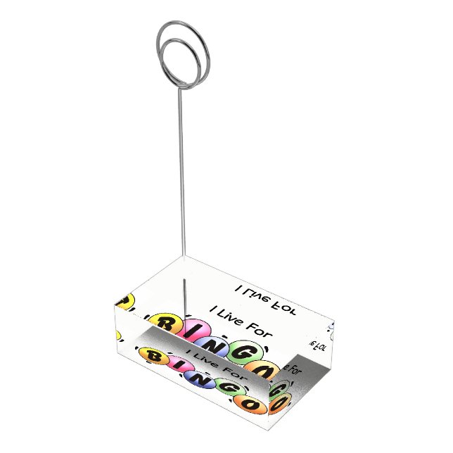 I Live For Bingo Ticket holder (Corner)