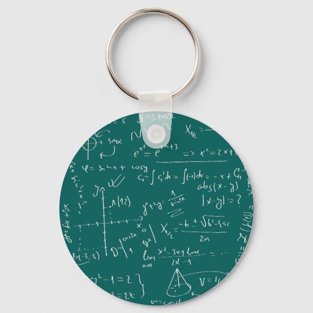 I Live For Math Keychain (Front)