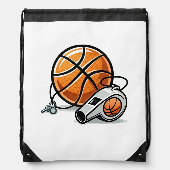 I LIVE TO PLAY BASKETBALL | Sport Gift Drawstring Bag (Front)