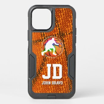 I Live To Play Basketball | Sport Otterbox Commuter Iphone 12 Case by BestCases4u at Zazzle