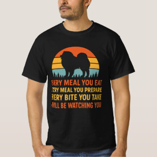 I’ll be watching you Chow Chow sunset T-Shirt