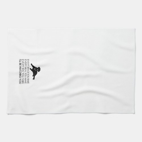 Ill Be Watching You Labrador Kitchen Towel