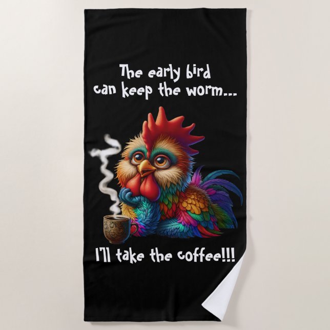 I’ll take the coffee beach towel (Front)
