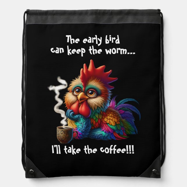 I’ll take the coffee drawstring bag (Front)