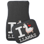 I Llama Llamas Car Floor Mat at Zazzle