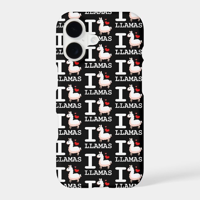 I Llama Llamas Iphone Case (Back)