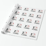 I Llama Llamas Wrapping Paper I Llama Llamas Wrapping Paper