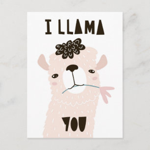 I Llama You Postcard