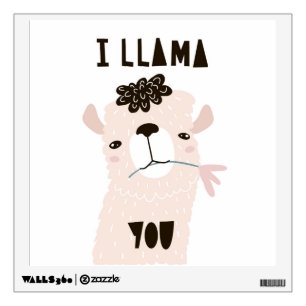 I Llama You Wall Decal