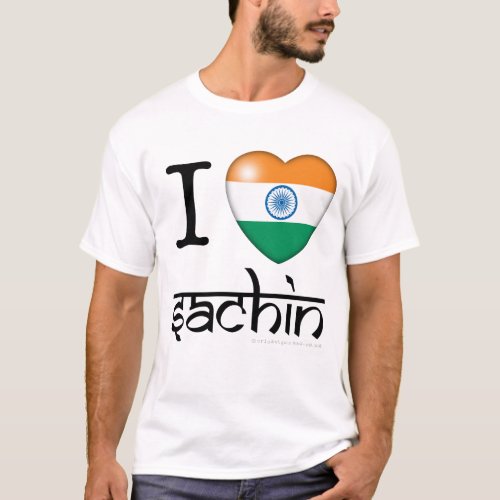 I lLove Sachin Tendulkar T_Shirt