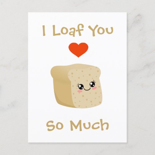 I Loaf You Postcard