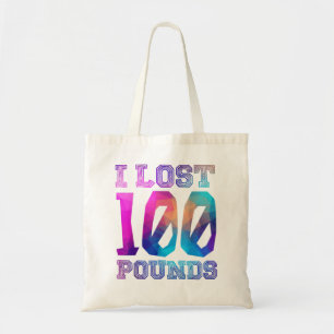 I Lost 100 Pounds - Proud Weightloss Announcement Tote Bag