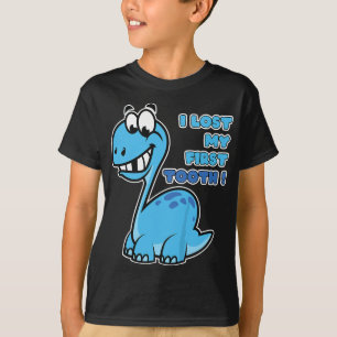 I Lost My First Tooth - Cute Dinosaurs T-Shirt
