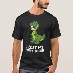 I Lost My First Tooth Kids Dinosaur Lost First Too T-Shirt