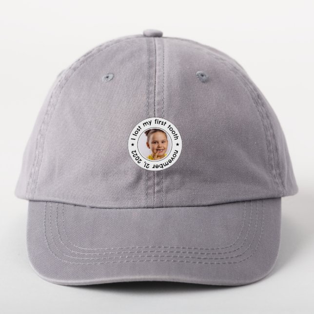 "I lost my first tooth" Kid's Milestone Modern Patch (On Headwear)