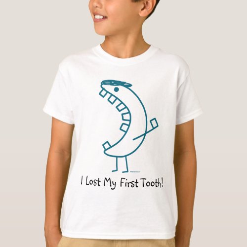 I Lost My First Tooth kids t_shirt