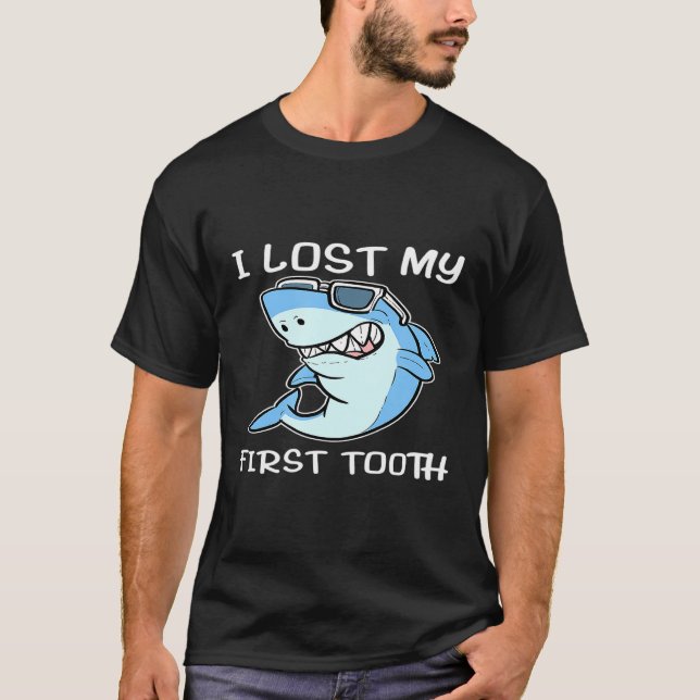 I Lost My First Tooth Shark Equipment Pediatric De T-Shirt (Front)