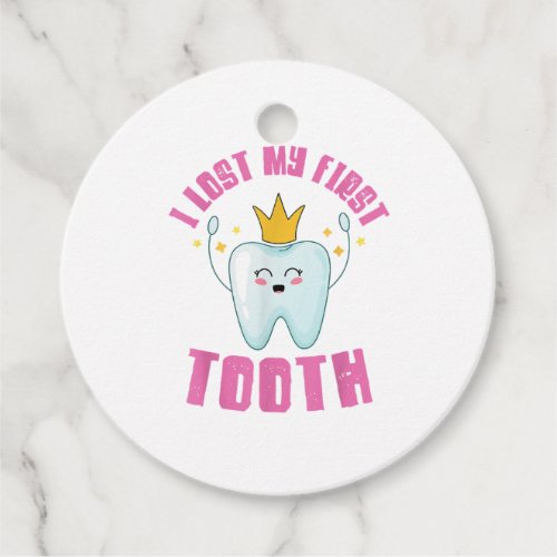 I Lost My First Tooth Teeth Out Kids Gift  Favor Tags