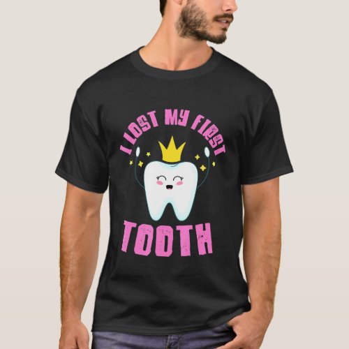 I Lost My First Tooth Teeth Out Kids T_Shirt