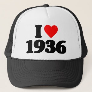 I LOVE 1936 TRUCKER HAT
