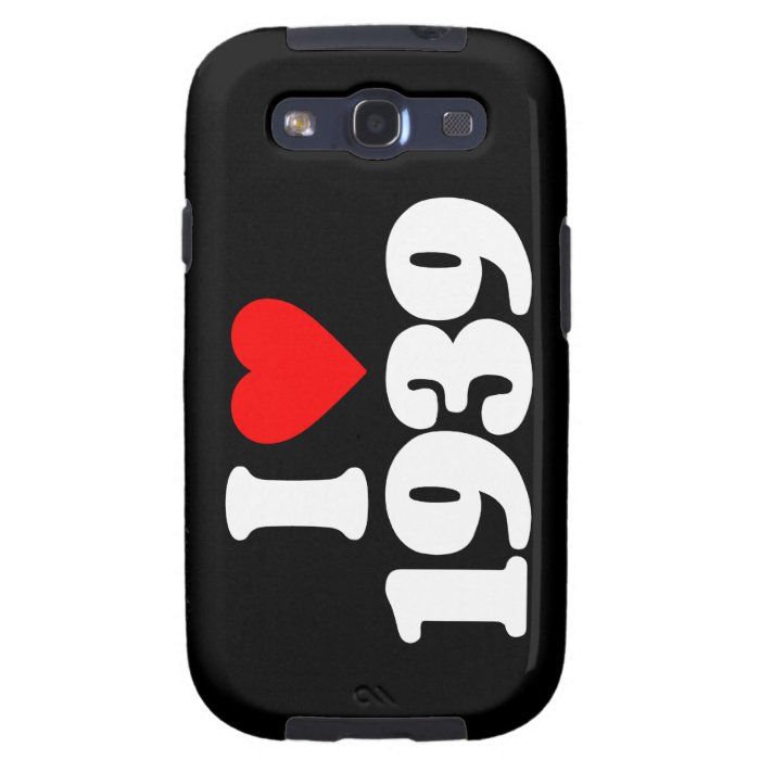 I LOVE 1939 SAMSUNG GALAXY S3 COVER