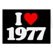 I LOVE 1977 (Front Horizontal)