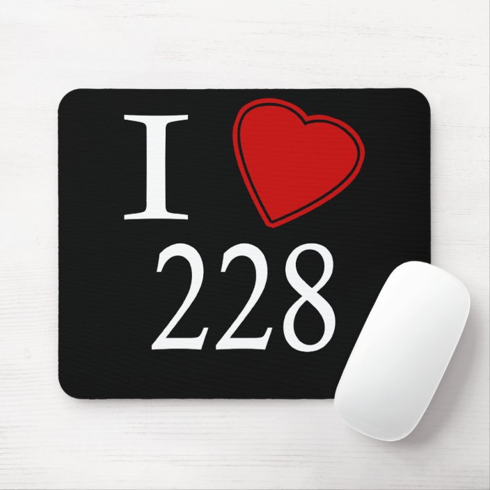 I Love 228 Biloxi Mouse Pad