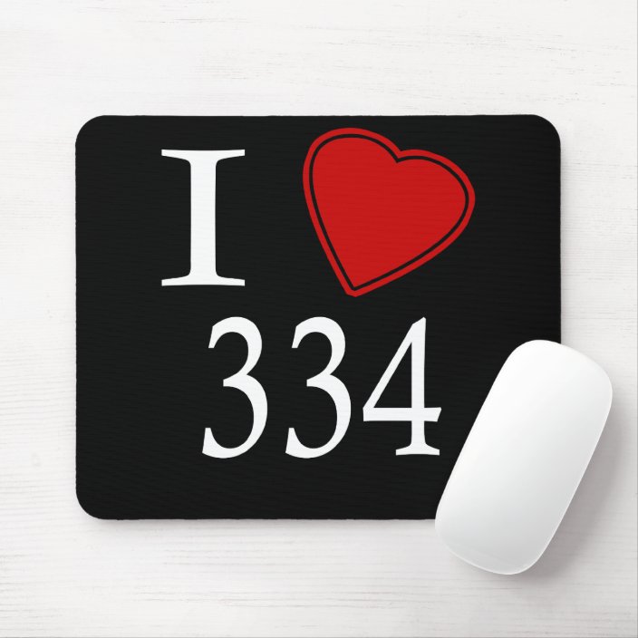 I Love 334 Montgomery Mouse Pad