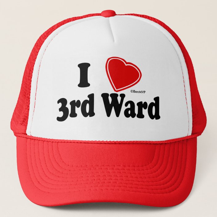 I Love 3rd Ward Mesh Hat
