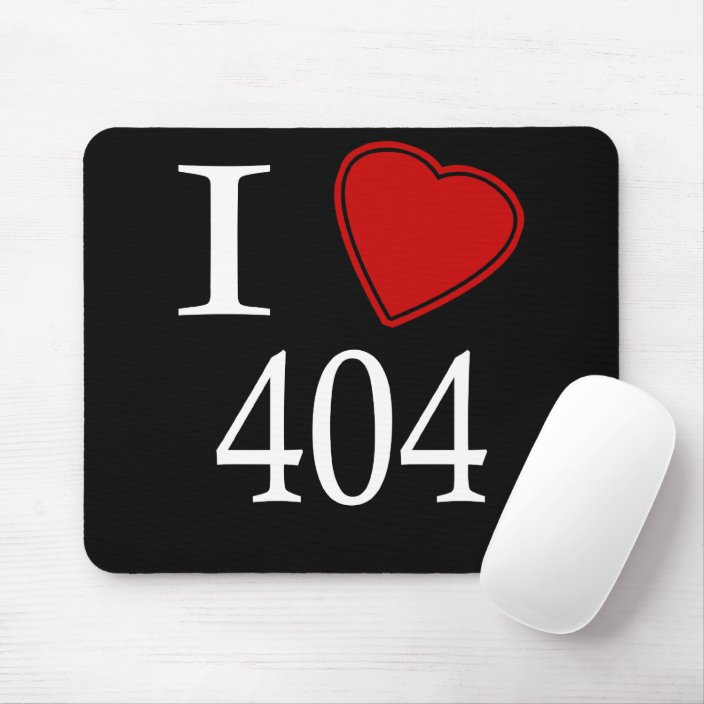 I Love 404 Atlanta Mouse Pad