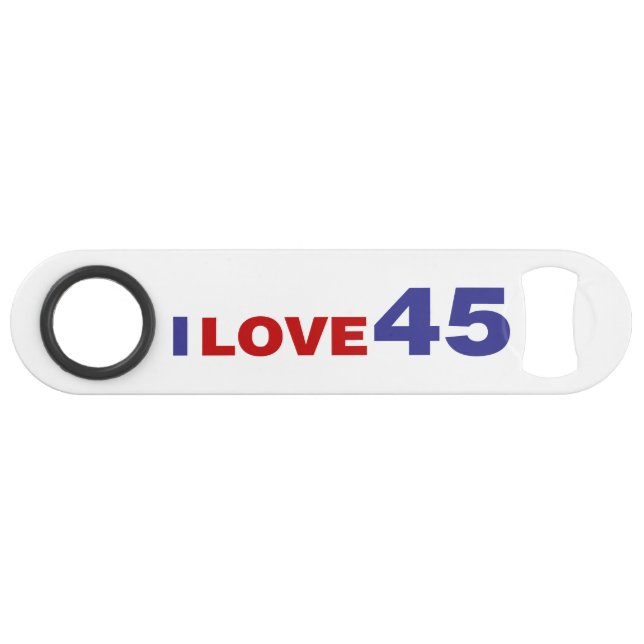 I Love 45 Bar Key (Front (Horizontal))