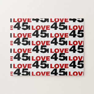 I Love 45 Jigsaw Puzzle