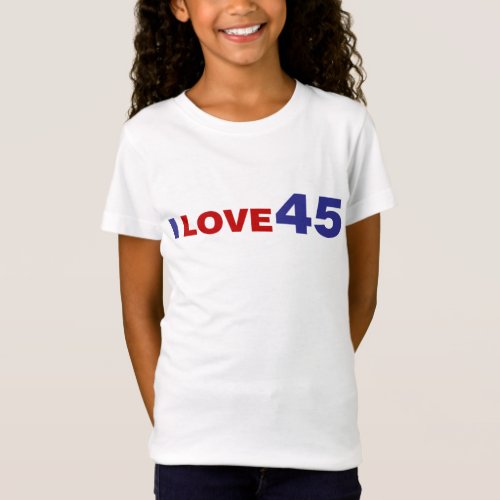 I Love 45 T_Shirt