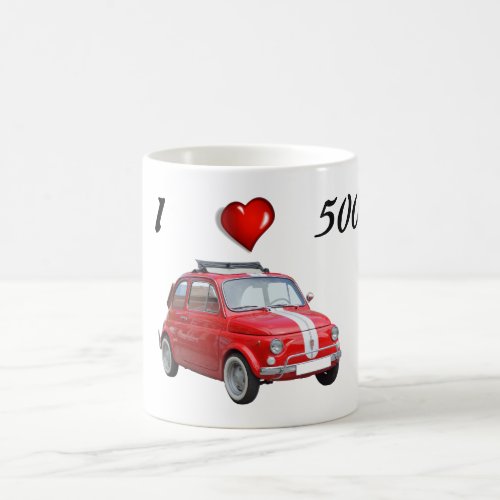 I love 500 coffee mug