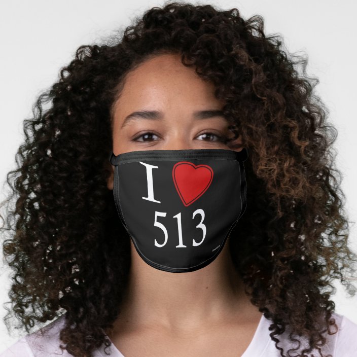 I Love 513 Cincinnati Mask