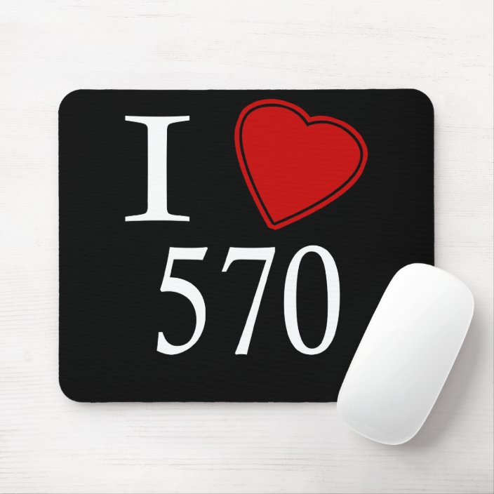 I Love 570 Scranton Mousepad