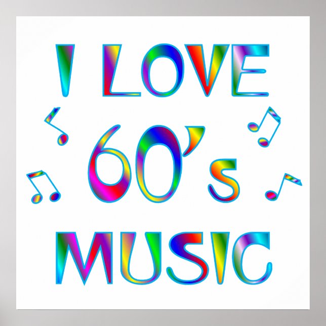 I Love 60's Poster (Front)