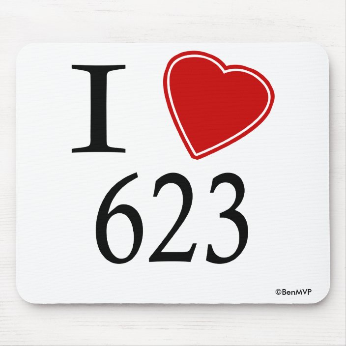 I Love 623 Glendale Mouse Pad