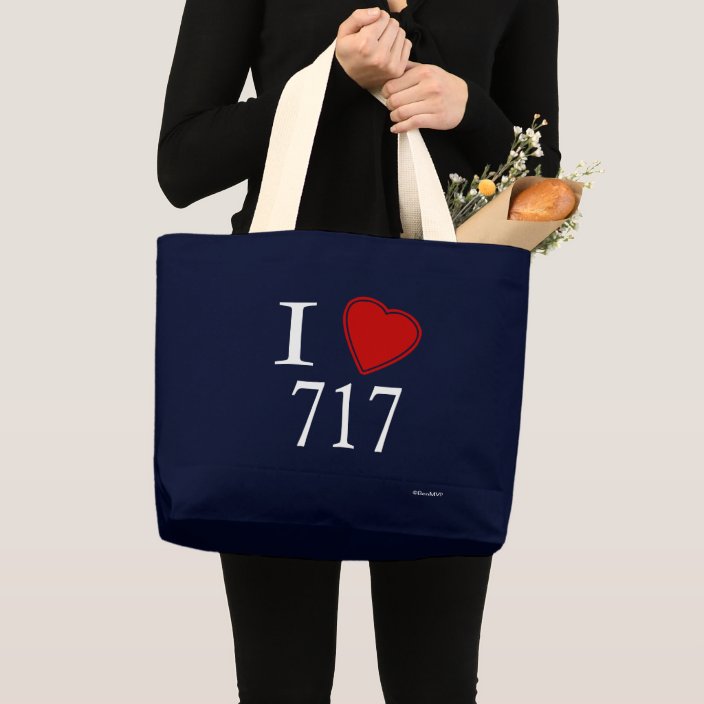 I Love 717 Harrisburg Tote Bag