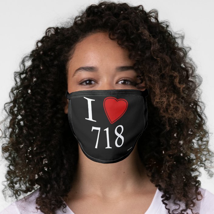 I Love 718 Bronx Face Mask