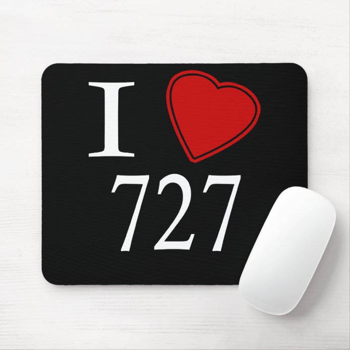 I Love 727 St. Petersburg Mouse Pad
