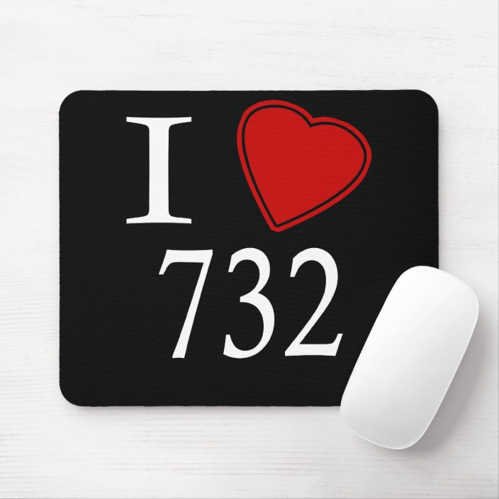I Love 732 Iselin Mousepad