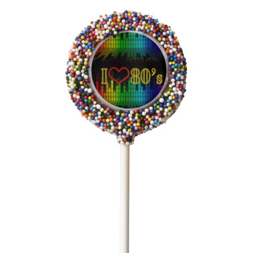 i love 80s cake pops chocolate covered oreo pop