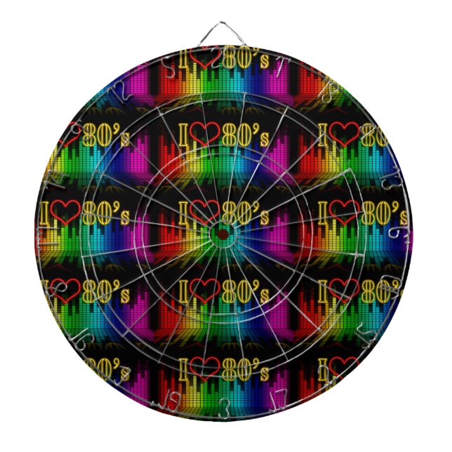 i love 80s dartboard (Front)