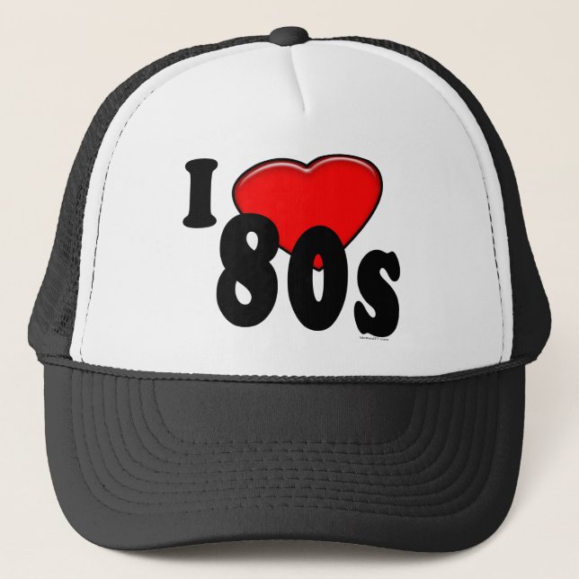 I Love 80s Hat (Front)