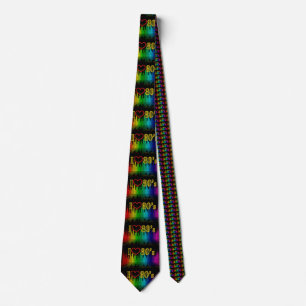 i love 80s mens neck tie